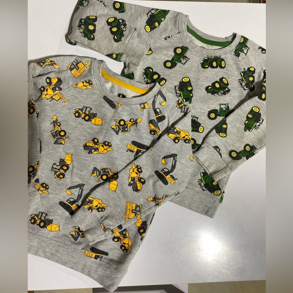 John Deere Gray Kids' Sweatshirts (2)